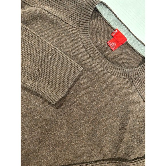 Levi's Brand Mens Brown Crewneck Long Sleeve‎ Sweater Large - Picture 1 of 7